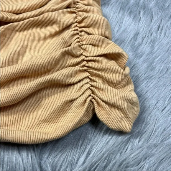 Free People FP One Katya Thermal Tank Dress Golden Yellow Mimosa Size M - Picture 4 of 9